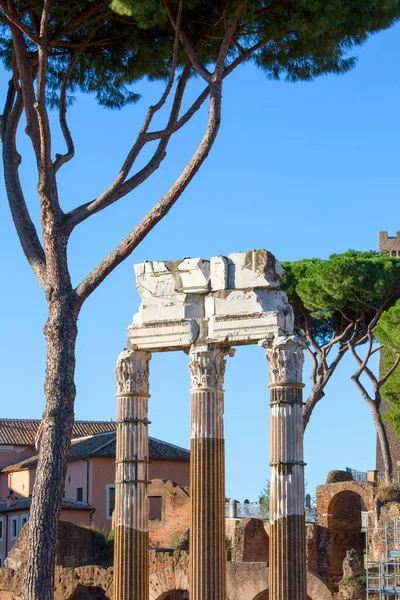 Forum Van Caesar Foro Cesare Onderdeel Van Forum Romanum Uitzicht — Stockfoto