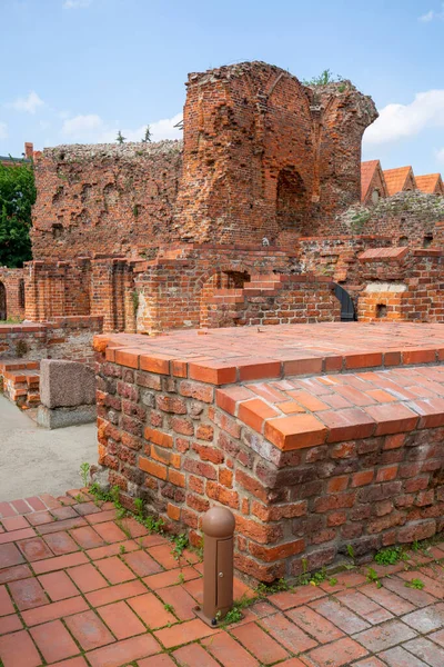 Torun Polen Juni 2020 Ruinen Der Gotischen Germanischen Burg Torun — Stockfoto