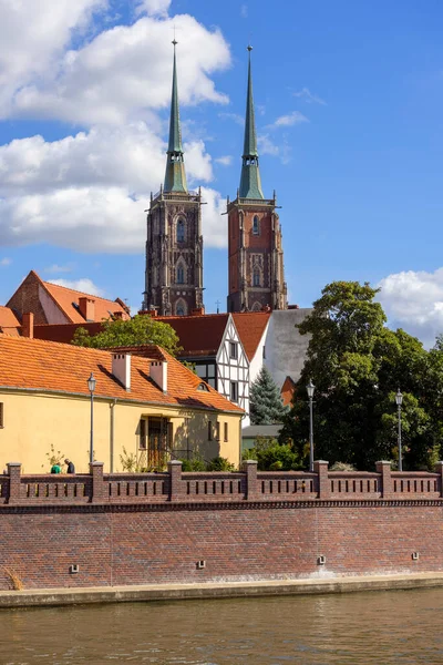 Catedral Wroclaw Catedral São João Batista Igreja Gótica Século Xiii — Fotografia de Stock