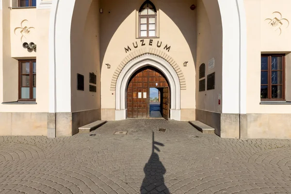 Lublin Polen Mai 2022 Schloss Lublin Haupteingangstor Des Neugotischen Gebäudeteils — Stockfoto