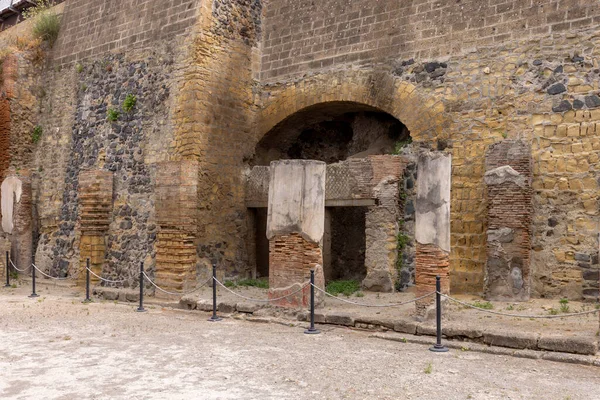 Herculaneum Campania Talya Haziran 2021 Ercolano Arkeoloji Parkı Yakınlarındaki Yılında — Stok fotoğraf