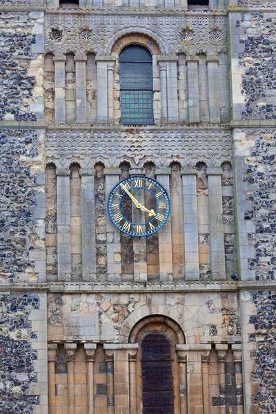 Igreja Santa Maria Virgem Século Xii Torre Relógio Dover Reino — Fotografia de Stock