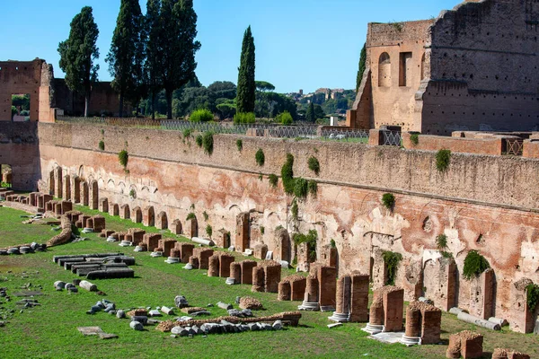 Rome Italy October 2020 Palatine Hill View Ruins Several Important — Foto de Stock