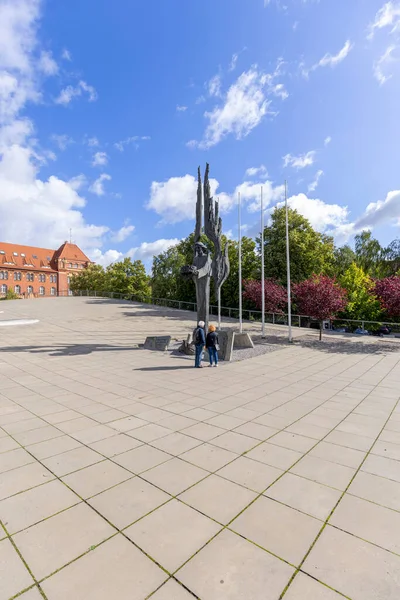 Szczecin Pologne Septembre 2022 Monument Aux Victimes Décembre 1970 Communément — Photo