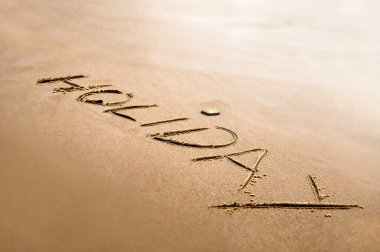 kum parlak ışık efekti geri yazılı tatil kelime