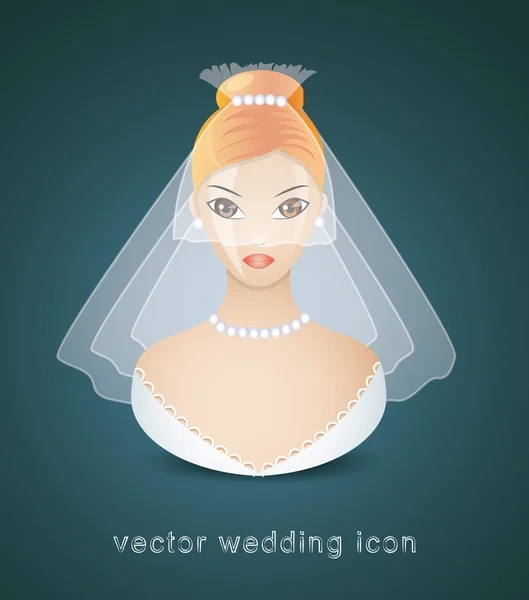 Icône de mariage — Image vectorielle