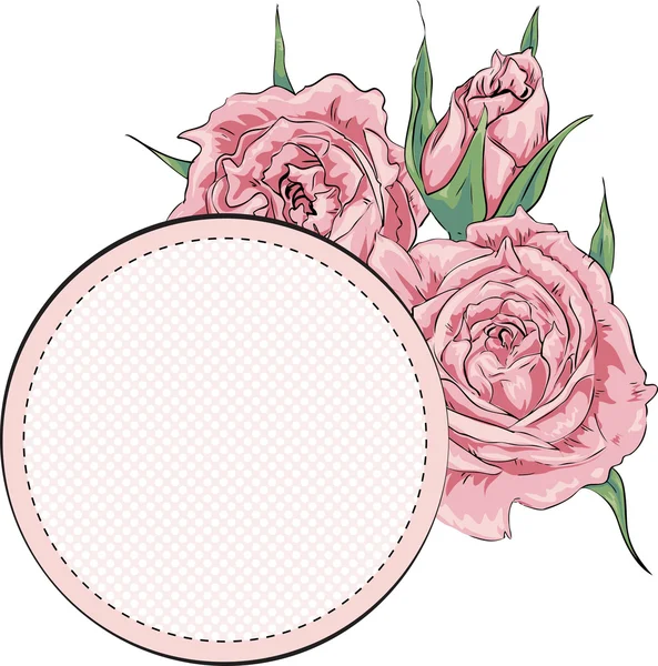 Rose toepassingsgebied — Stockvector