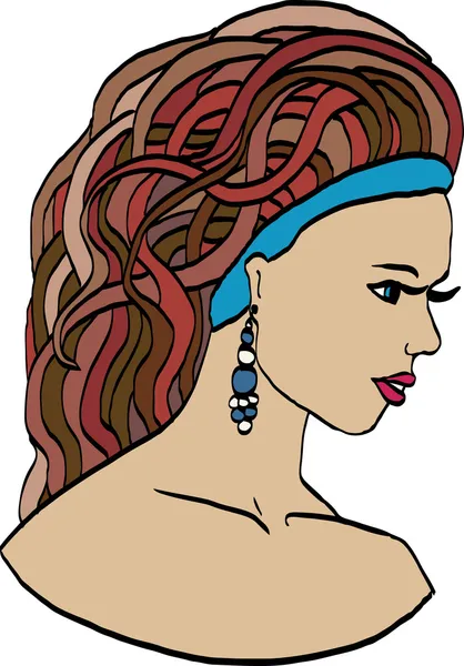 Beautiful girl Royalty Free Stock Illustrations