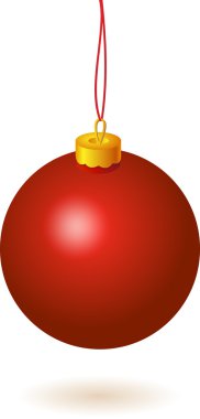 Yeni yıl kırmızı oyuncak