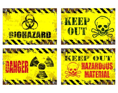 Hazard Signs clipart