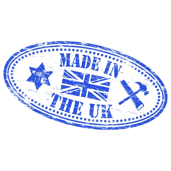 UK Rubberstempel — Stockvector