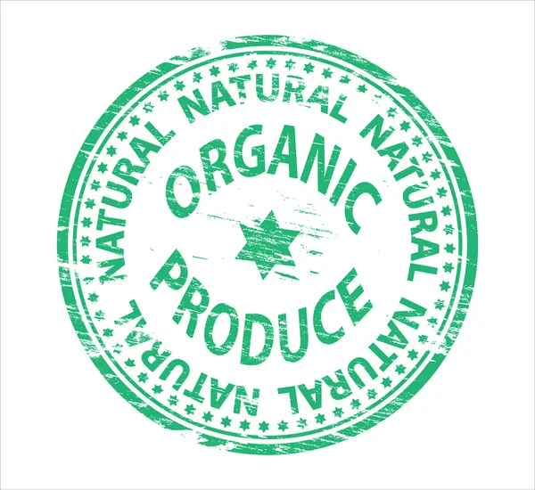 Organic Stamp — Stock Vector