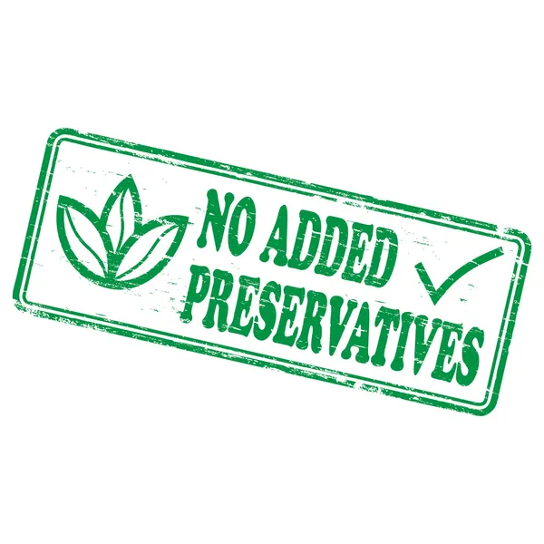 No Added Preservatives Stamp — Stock Vector