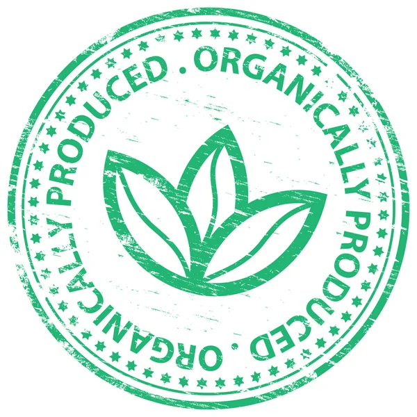 Organic Stamp — Stock Vector