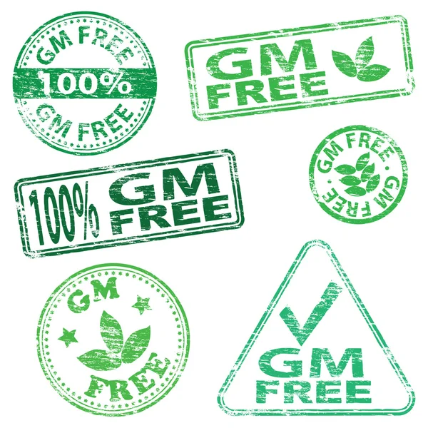 G M Free Stamps — Stock Vector