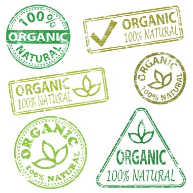 Organic Stamps clipart