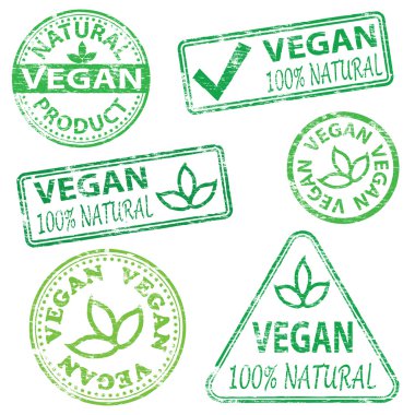 Vegan Stamps clipart