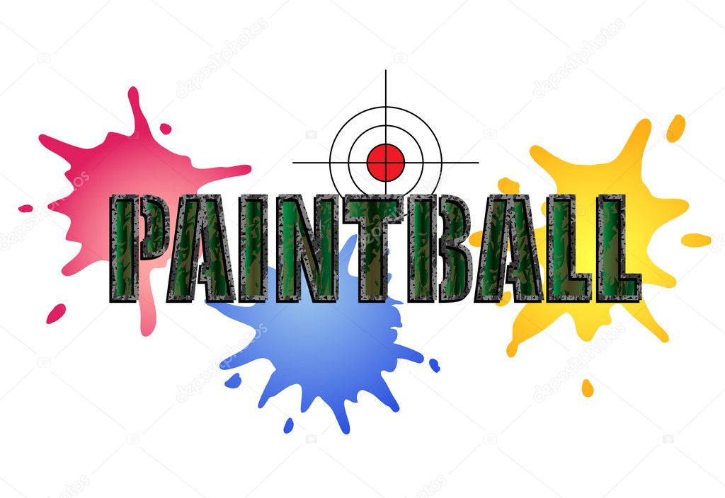 Paintball Logo — Stock Vector © eyematrix 19492695