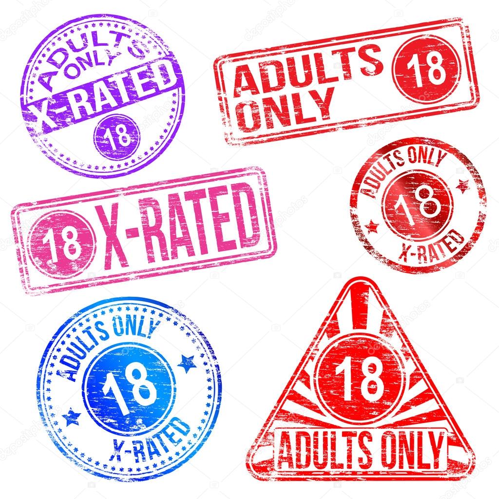 Adults Only Rubber Stamps