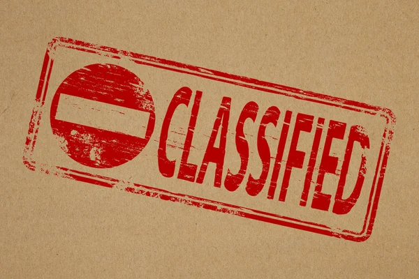 Classified — Stock Photo, Image