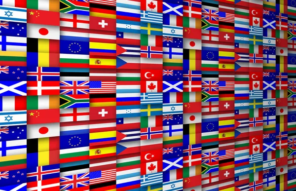 Flags Background — Stock Photo, Image