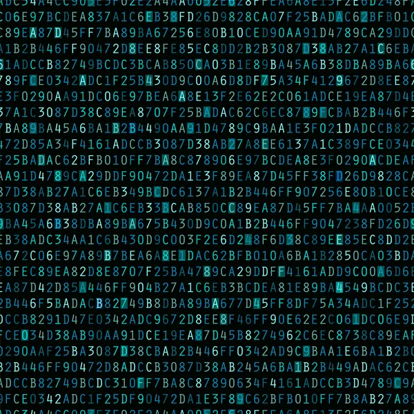 Repetir fondo hexadecimal azul — Archivo Imágenes Vectoriales