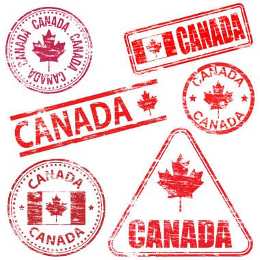 Canada Rubber Stamps clipart