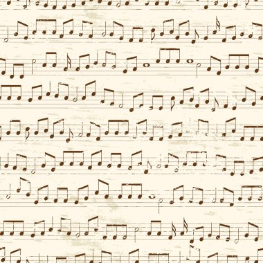 Yinelenen müzik notaları