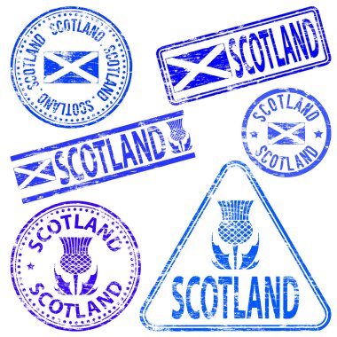 Scotland Rubber Stamps clipart