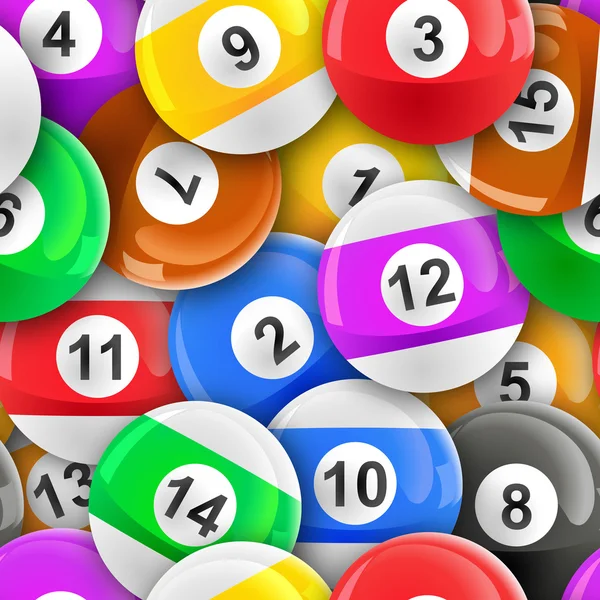 Repeating Pool Balls — Stock Photo, Image