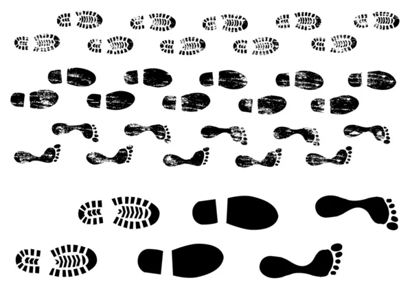 Huellas — Archivo Imágenes Vectoriales