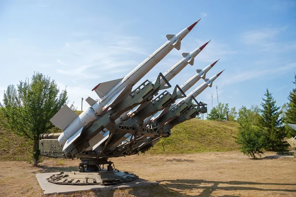 Air defense missiles — Stock Photo, Image