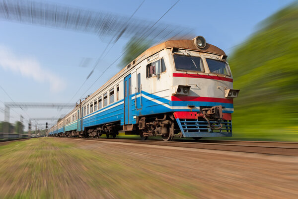Suburban electric train
