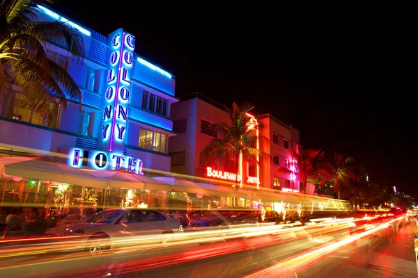 Miami südstrand hotels — Stockfoto