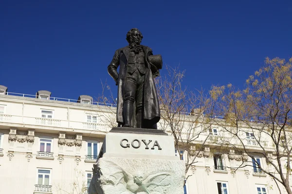 Statua di Goya Immagine Stock