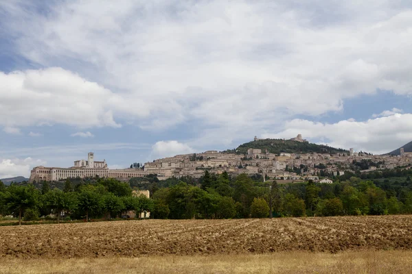 Blick auf die Stadt Assisi. — Stockfoto