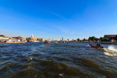 tekne chao phraya Nehri, bangkok, Tayland