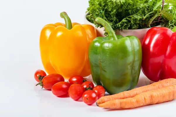 Fresh vegetable isolated on white background — Stock Photo, Image