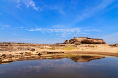 Sam-Pan-Bok Büyük Kanyonu, Mekong Nehri 'nde inanılmaz kaya, Ubonr
