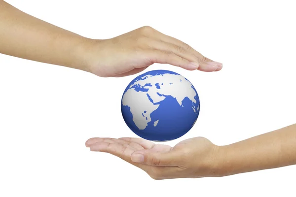 Holding the Earth — Stock Photo, Image