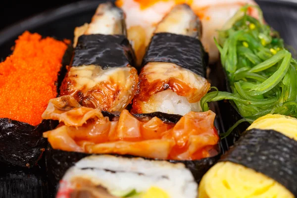 Sushi delicios din fructe de mare — Fotografie, imagine de stoc