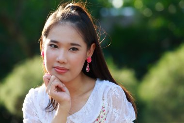 Portreler Asyalı kadınlar.