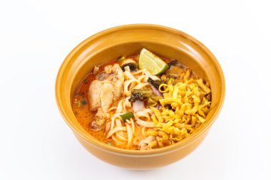 şehriye khao soi, gıda Tay tarzı.