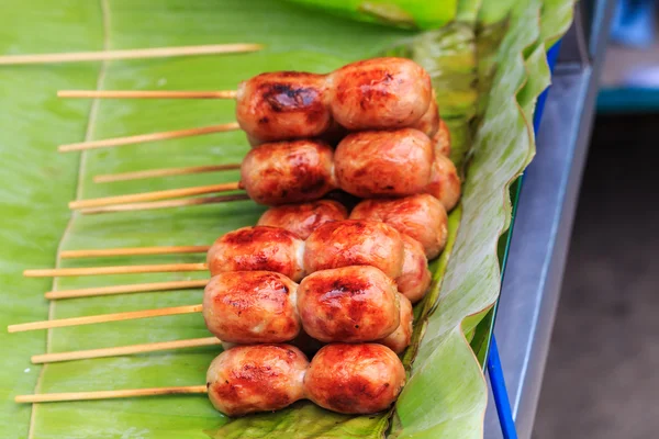Salsicha tailandesa — Fotografia de Stock