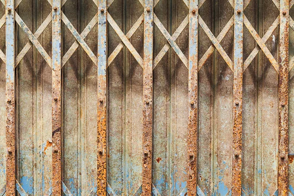 Pattern old iron door — Stock Photo, Image