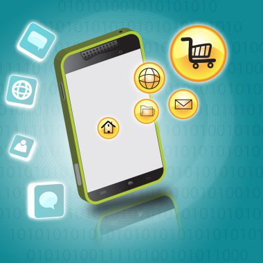 akıllı telefon bağlantısı teknoloji kavramı.