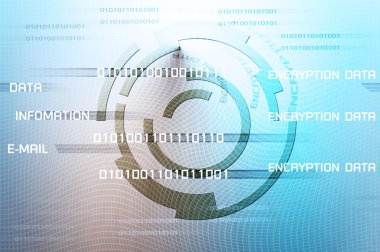güvenlik kavramı arka plan. şifreleme bilgi ve veri.