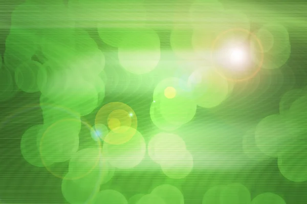 Groene bokeh abstracte licht achtergrond — Stockfoto