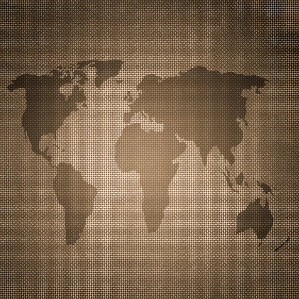 Dünyanın klasik haritası. — Stok fotoğraf