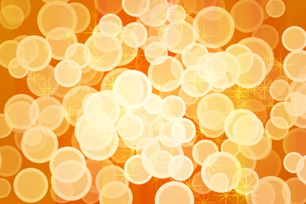 Yellow abstract background with bokeh and Starburst — Stock Photo, Image